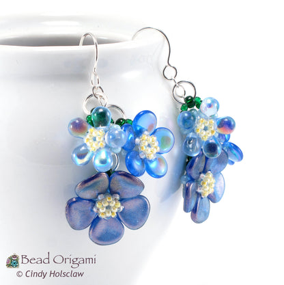 20 Pcs Alloy Oil Drops Flowers Sakura Pendants Blue Kawaii Cute Charms For  Jewelry Making Supplies Necklace Bracelet For Women - AliExpress